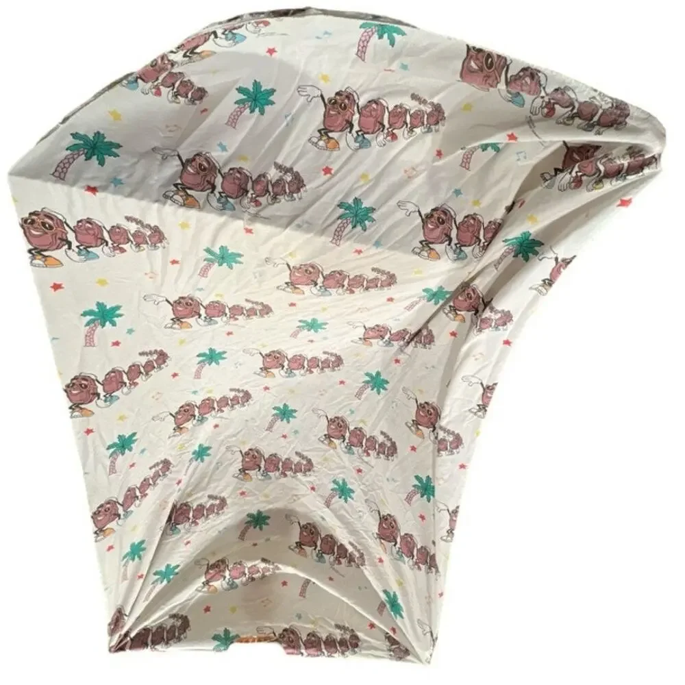Vintage 80s California Raisins Twin Sheet Set Sears Nostalgic Refashion Kidcore